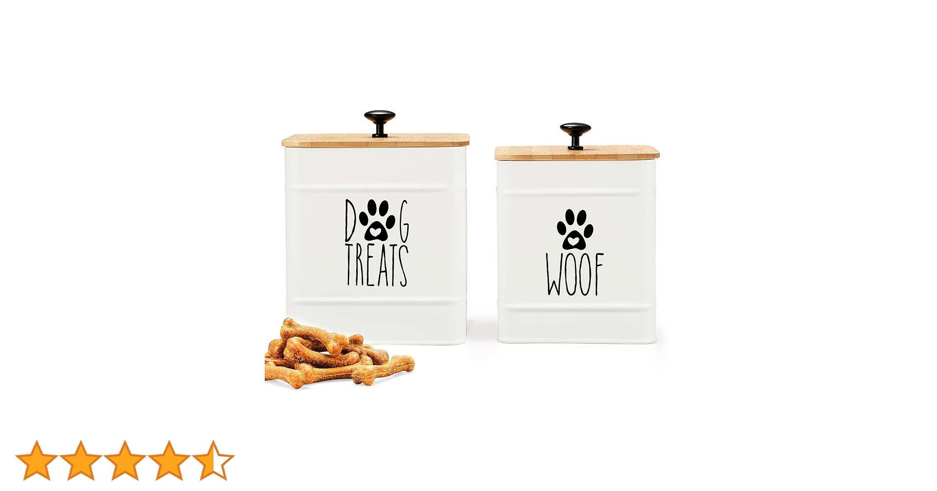 Amazon.co.jp: PERFNIQUE 犬用おやつ容器 密閉犬用おやつジャー